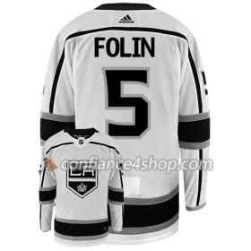 Adidas Maillot de Hockey Los Angeles Kings CHRISTIAN FOLIN 5 Blanc Authentic - Homme